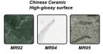 Luxury Contemporary Dining Table Heavy Duty Steel Legs With Chinese Ceramic