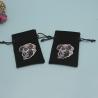 Buy cheap Aux Suede Drawstring Jewelry Bag Logo Printed Custom Velvet Material For Gift from wholesalers