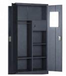 W900*D450*H1850mm 2-door clothing steel cabinet office furniture metal storage