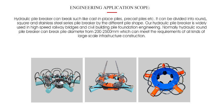 BEIYI MACHINERY boom latest excavator crane cast-in-place piles hydraulic concrete pile breaker