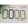 Buy cheap Wholesale 50 mm light gold metal wire iron square ring strap buckle for bags from wholesalers