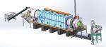 Dependable Ignition Horizontal Carbonization Furnace For Charcoal Semi Auto