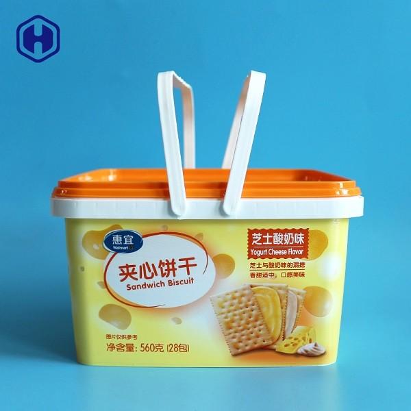 Buy cheap Aesthetic Feeling IML Tubs 3200ml Dried Cookies Biscuits 560g Packing from wholesalers