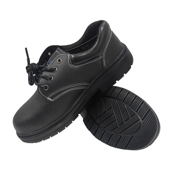 Unisex Anti Smash Construction Work Shoes Low Cut Steel Midsole Rubber Steel Toe