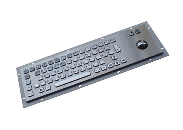 Buy cheap 66keys CE Panel Mount Braille Keyboard With Trackball from wholesalers