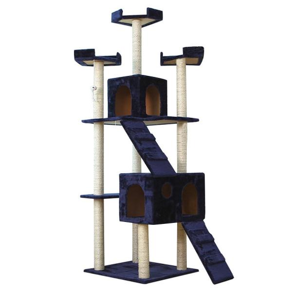 Buy cheap Pet Supplies Four Poster Cat Bed Toy Cat Climbing Frame Cat Scratch Board Cat Tree Cat Hammock from wholesalers
