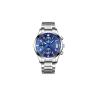 Buy cheap Men'S Chronograph Bracelet Watch , Silver Chronograph Watch Stainless Steel Case from wholesalers