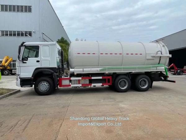 Buy cheap Sinotruk HOWO 6X4 20cbm Sewage Suction Vacuum Tank Truck from wholesalers