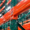 Buy cheap Orange Galvanized Teardrop Pallet Racking , Modular Teardrop Warehouse Shelving from wholesalers