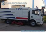 Donfeng 4 X 2 Road Sweeper Truck Vacuum Sweeper Truck 103kw 140hp 5M3