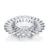 Buy cheap Unique creative Sunflower clear crystal glass candelabra candlestick holder from wholesalers
