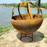 Buy cheap Outdoor Hand Crafted Corten Fire Pit 3mm Thickness Round Large from wholesalers