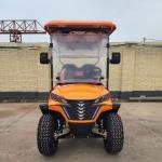Luxury Four Seater Golf Cart Equipped With Powerful Motor All Terrain Tires