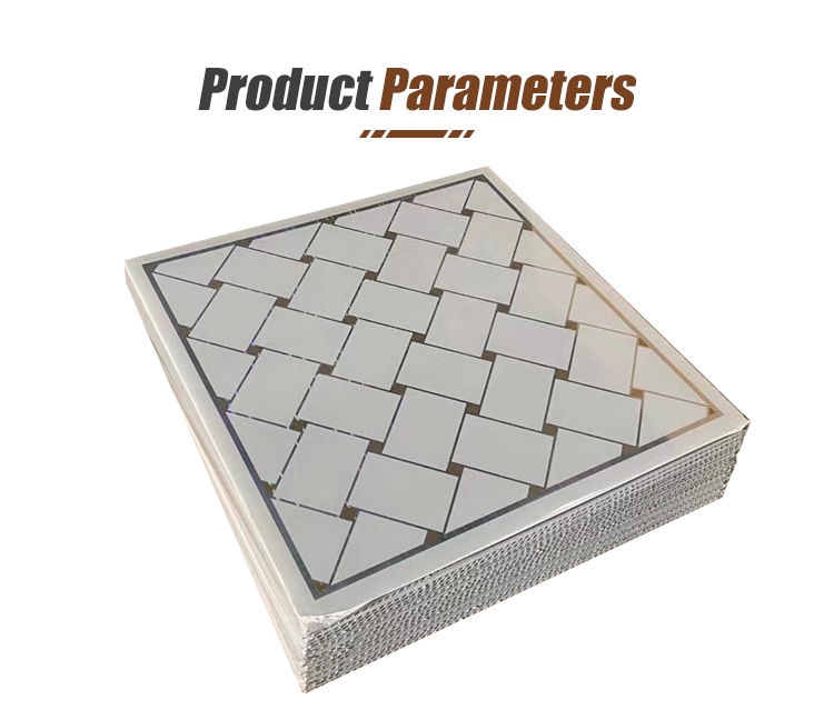 Customized PVC Wall Ceiling Panel Fireproof Square For Home Office