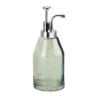 Buy cheap Round Glass Bath Soap Dispenser Crackle Pattern Shower Gel Dispensers With Apothecary Pump Head from wholesalers