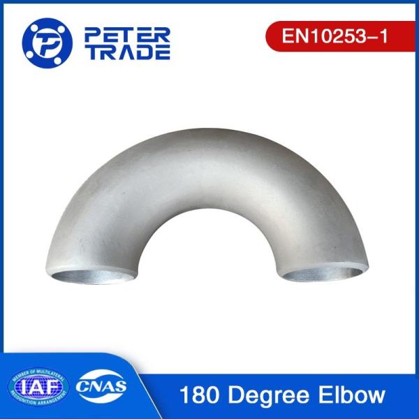 Buy cheap 2D Radius EN10253-1 180 Degree Steel Pipe Elbow Bend DN 20 - DN 400 SCH10-XXS from wholesalers