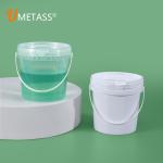 Thickened PP 5 Gallon Plastic Buckets White Pail 500ml ODM