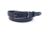 Womens Genuine Leather Belt With Square Metal Pin Buckle / Casual Dress Belt