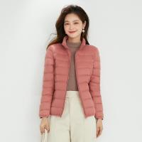 Buy cheap Wholesale Premium 90% White Duck Down Jacket Zip Up Solid Color Stand Collar product