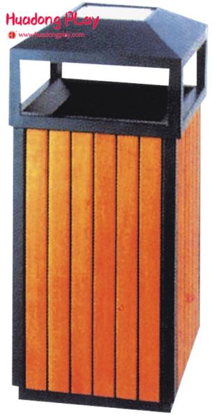 Buy cheap Garden Park Outdoor Wooden Trash Recycle Bin For Home Kitchen 38 * 85cm from wholesalers