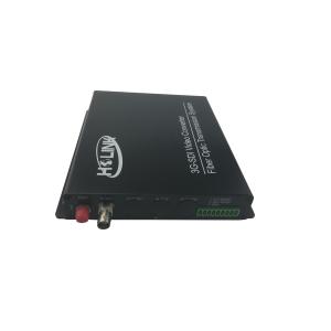 HDTV 4channel 3G-SDI video data converter , single mode fiber types fiber optic