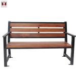 L1500 W500 H750mm 3 Seater Cast Iron And Wood Garden Bench