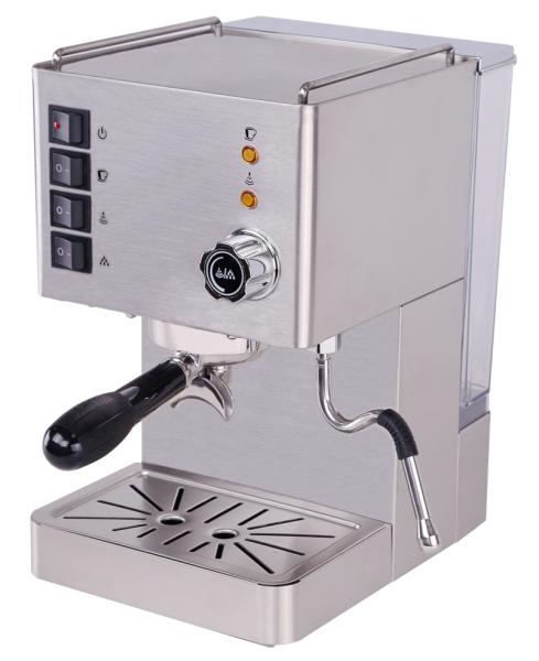 Buy cheap 1450W Silver Household Coffee Machine 304 Stainless Steel Body Italy Pump CRM3007 from wholesalers