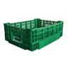Buy cheap Mesh Style 400x300x140mm Plastic Crates for Fruits and Vegetables Orange Eco-friendly from wholesalers