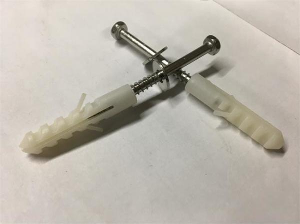 Buy cheap Long hexagon head screws and nylon L part toilet floor mounting bolts from wholesalers