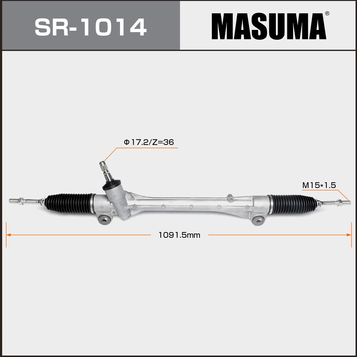 1091.5mm RHD Hydraulic Car Power Steering Gear Box for Toyota CAMRY/HYBRID ASIA 45510-06071