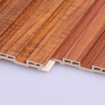 Bamboo Charcoal Thermoplastics WPC Wood Slat Panel 1220*2440*5mm