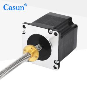 Wholesale 57x57x54mm 3.36V NEMA 23 Stepper Motor With Lead Screw For Engraving Machine from china suppliers