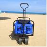 Buy cheap Folding Camping Cart Wide PP Wheels Large Capacity Collapsible Beach Wagon Cart from wholesalers