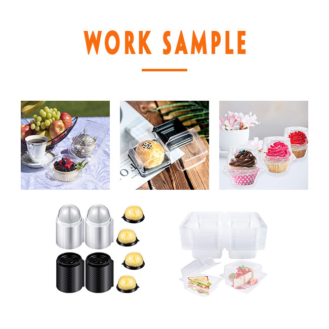 4.5KW automatic dissolvable material cake packing box thermoforming machine
