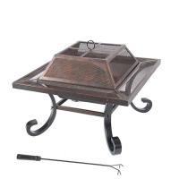 Buy cheap OEM Geometric Design Steel Barbecue Grills Bbq Oven Bronze Color product