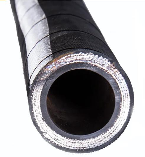Buy cheap 3 8 Inch Spiral Hydraulic Rubber Hose Flexible Wire Braided Rubber Hose Large Caliber from wholesalers