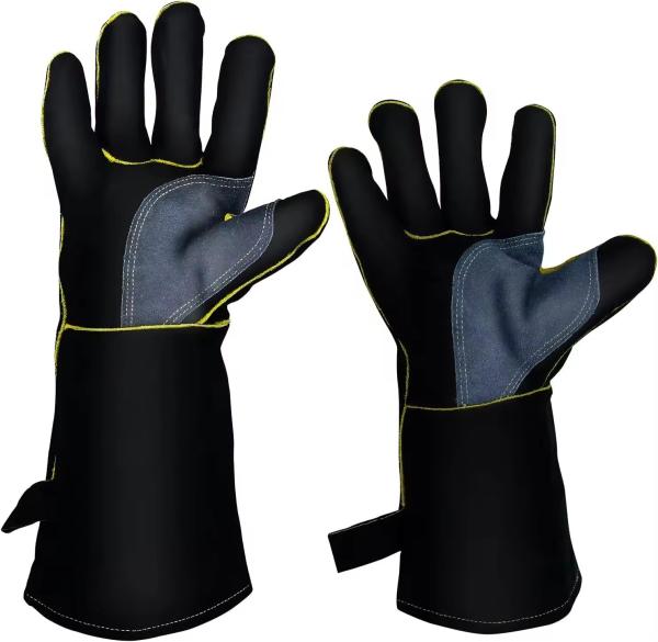 Buy cheap China Hot Sell 14 16 Inch Cheap Welding Glove Made Of Split Leather Oem Cowhide Leather Welding Gloves Heat Resistant 50 from wholesalers