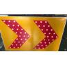 Buy cheap RoHS Energy Saving IP65 Yellow Chevron Sign , Double Chevron Sign from wholesalers