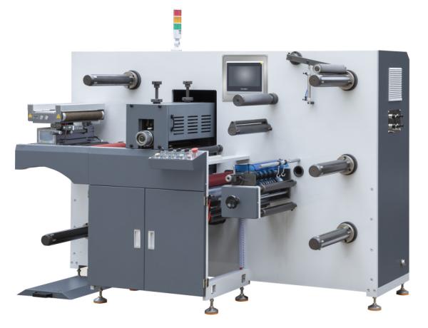 SR-350 Semi-Rotary Die Cutting And Slitting Machine 650mm Paper Die Cutting