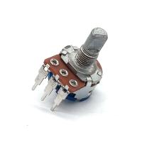 Buy cheap 150V AC 500k Potentiometer With Switch 15mm 3 Position Mixer Console product