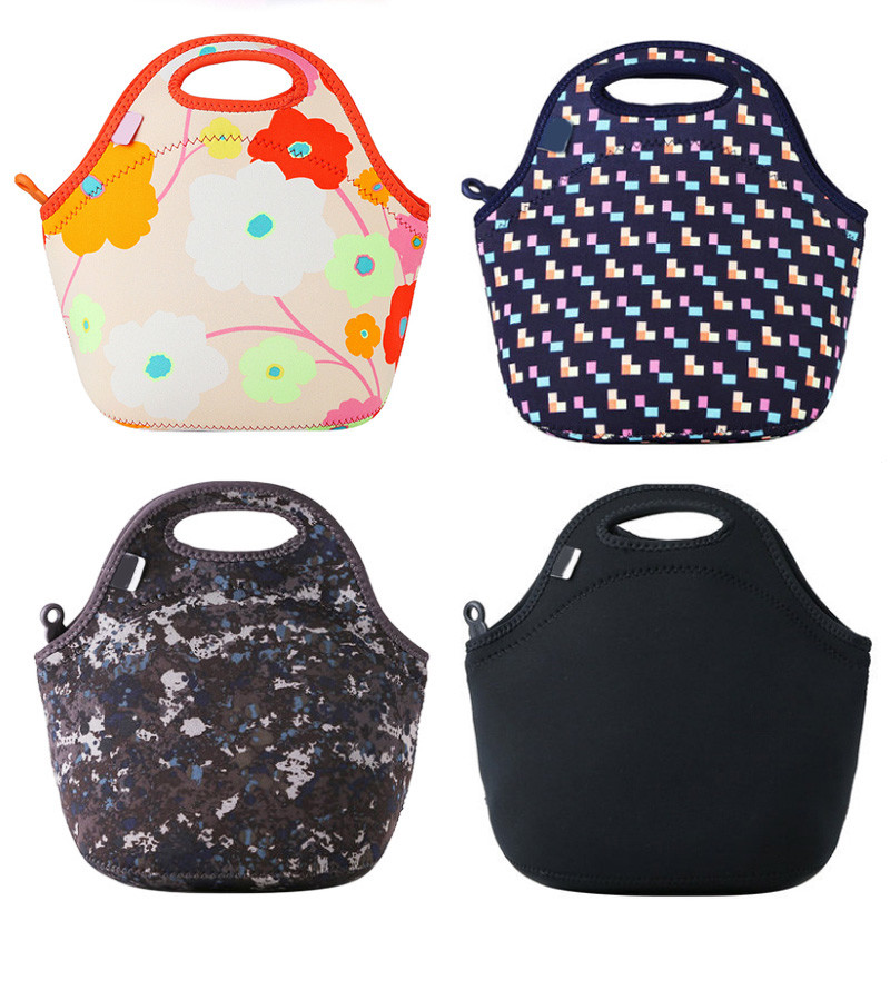 Insulated Picnic Lunch Bag Soft Neoprene Cooler Bag