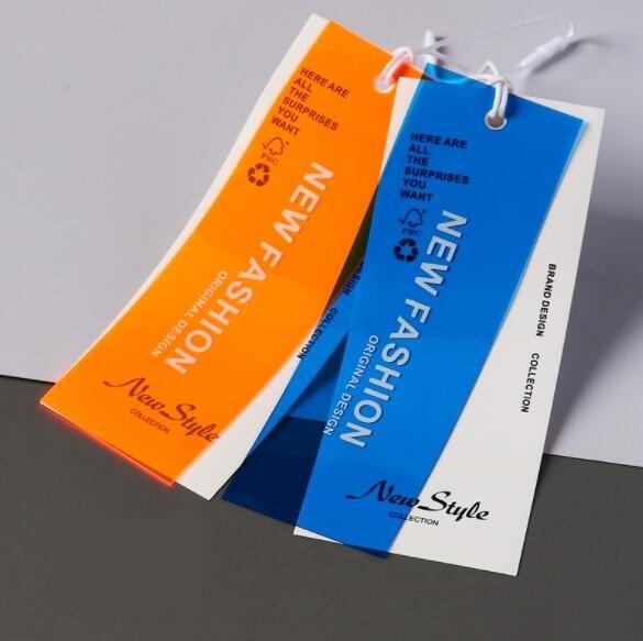 Buy cheap EVA Paper Printed Hang Tags With String Silk screen printing from wholesalers