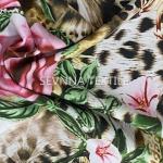 Floral Recycled Swimwear Fabric Bathing Trunks Compression Lining