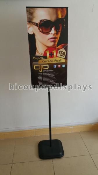 Buy cheap Advertising PVC Floor Standing Signage For Sunglasses Outdoor from wholesalers