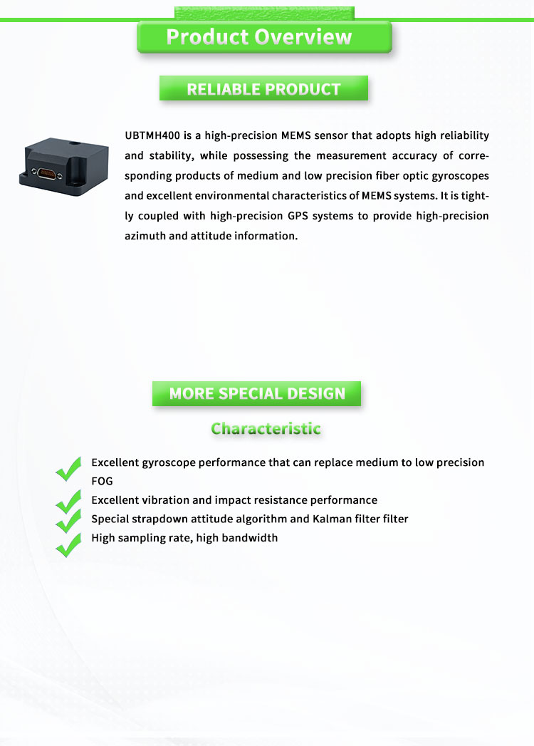 Stable Attitude Navigation Made Easy With UBTMH400Y Fibre Optic Gyroscope Sensor