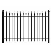 Buy cheap Fashionable Ornamental Iron Fence Parts Wrought Iron Components Powder Coated product
