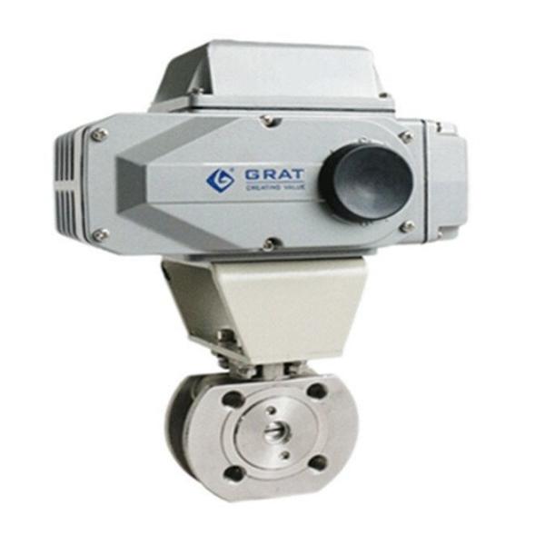 Buy cheap AC220V DN15-250 Tiny Flow Flange connection Electric Control Valve from wholesalers