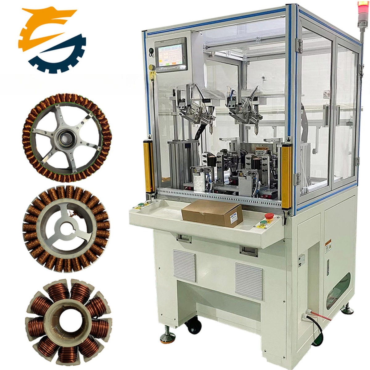 Main Blade Motor PLC Controller Automatic Coil Winding Machine for Motor Stator Winding
