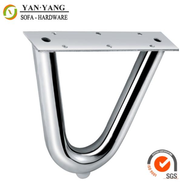 Buy cheap 10cm high furniture leg iron metal modern V shaped sofa feet SL-132 from wholesalers