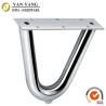 Buy cheap 10cm high furniture leg iron metal modern V shaped sofa feet SL-132 from wholesalers